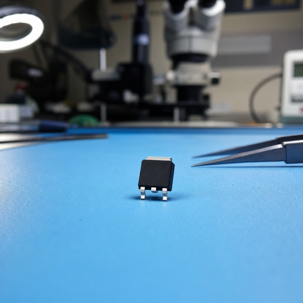 Referencia visual del servicio técnico de Venta de MOSFET PJD10P10A Panjit Semiconductor TO-252